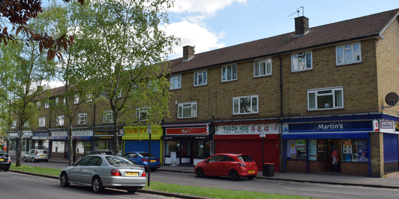 Shops left