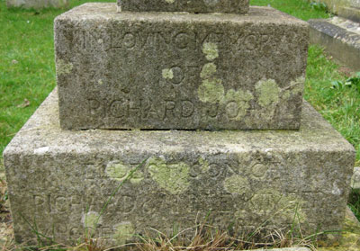 Richard Kimber’s inscription