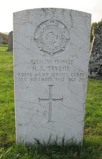 Grave of Harold Taylor